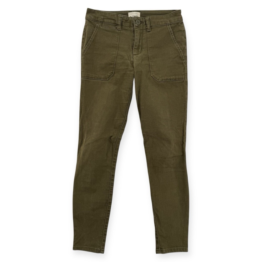 Sanctuary Standard Surplus Pants Womens 25 Olive Green Skinny Utility Cargo
